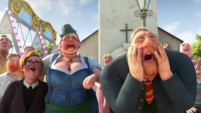 In den Animationen, die auf den Erinnerungen und Karikaturen von Manfred Deix beruhen, wird es auch mal lustig derb.