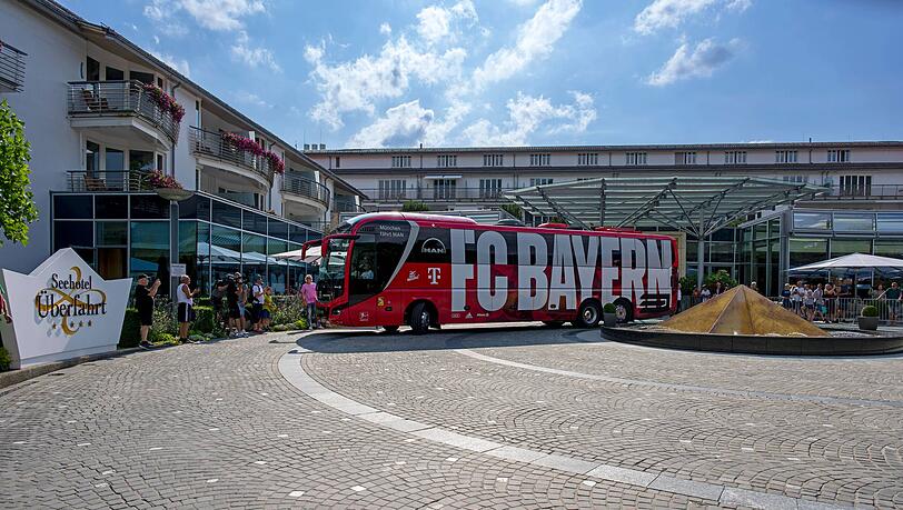 Hier residierte der FC Bayern in den vergangenen Jahren: Das Seehotel &Uuml;berfahrt.