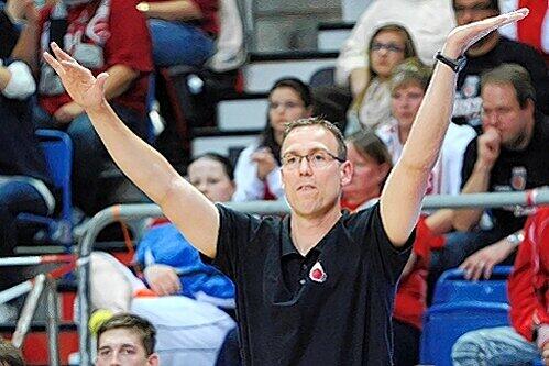 Wurde in der Pause laut: Bambergs Trainer  Chris Fleming.