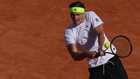 Alexander Zverev schaffte es ins Viertelfinale von Rom
