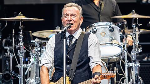 Bruce Springsteen zeigt Haltung.