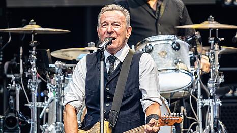 Bruce Springsteen zeigt Haltung.
