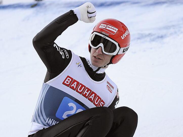 Michael Uhrmann landete in der Qualifikation in Bischofshofen auf dem zweiten Rang