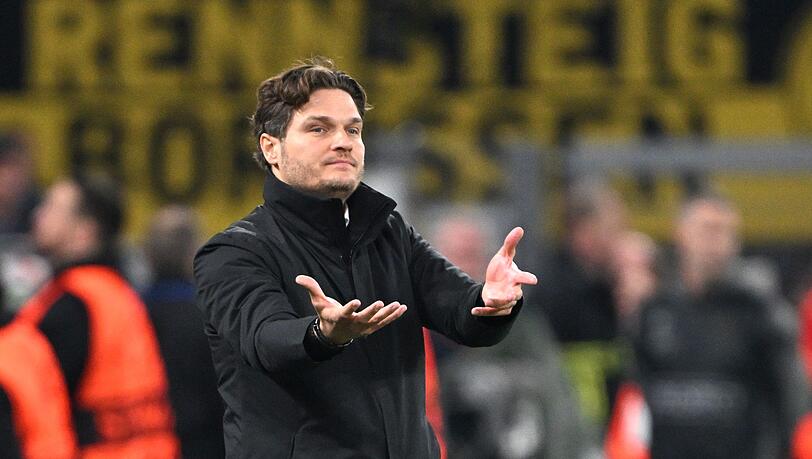 Dortmunds Coach Edin Terzic geht zuversichtlich in die Partie beim FC Bayern.