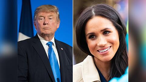 Ex-Präsident Donald Trump hat in einem Interview Herzogin Meghan angegriffen. Sie habe die verstorbene Queen Elizabeth II. "sehr respektlos" behandelt.