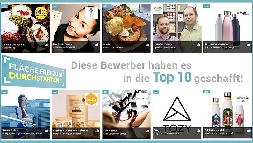 Das ist die Top 10 im deinpepstore-Wettbewerb Das ist die Top 10 im deinpepstore-Wettbewerb