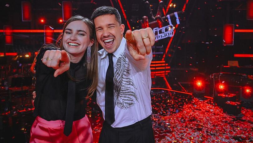 Anne Mosters beschert Nico Santos seinen ersten Sieg bei "The Voice of Germany". Anne Mosters beschert Nico Santos seinen ersten Sieg bei "The Voice of Germany".