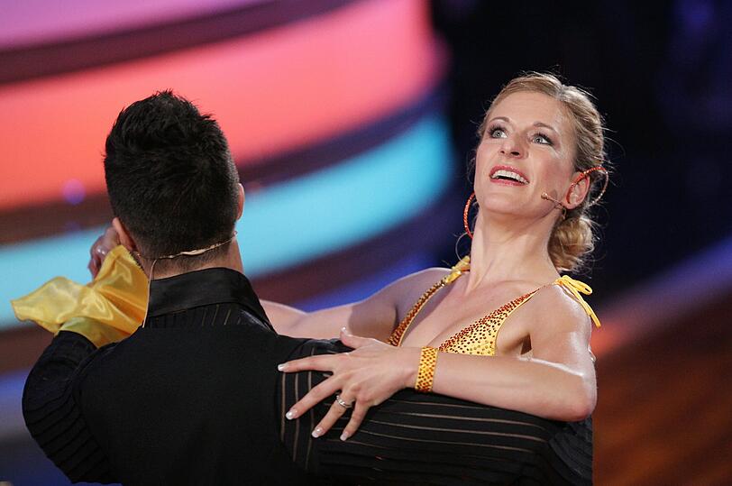 Hier noch klassisch: Stefanie Hertel und Tänzer Sergiy Plyuta