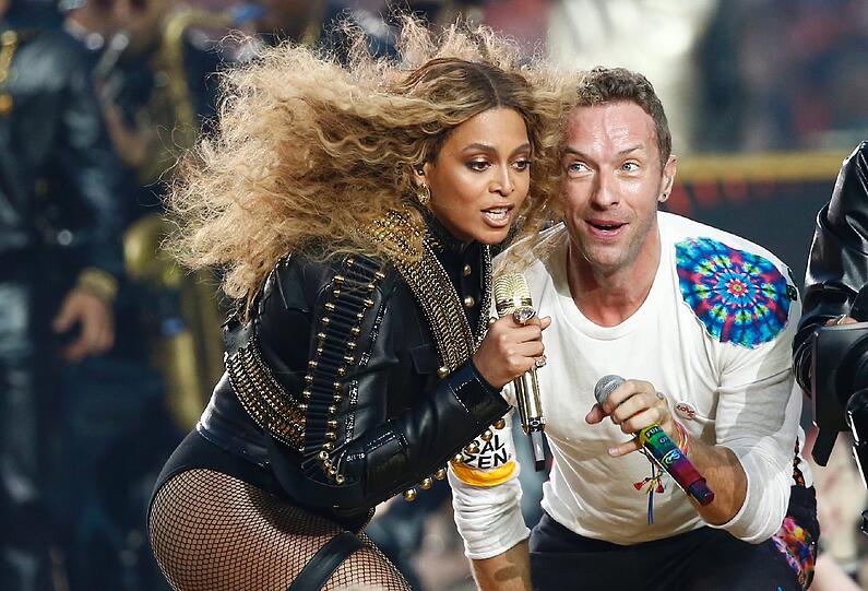 Beyoncé und Chris Martin