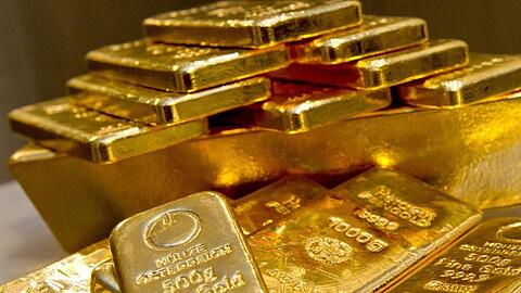 Goldbarren in unterschiedlicher Größe. Foto: Sven Hoppe/dpa/Symbolbild
