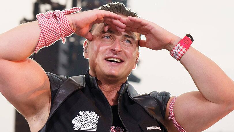 Andreas Gabalier während seines Auftritts in München am 6. August.
