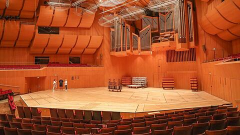 Auch für die Nutzung der Philharmonie gibt es viele Anfragen. Bis zum Herbst werden hier aber vorerst keine Großproduktionen gezeigt.