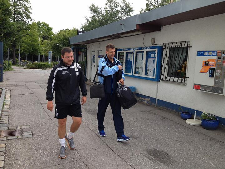 Abfahrt ins Trainingslager: Guillermo Vallori.