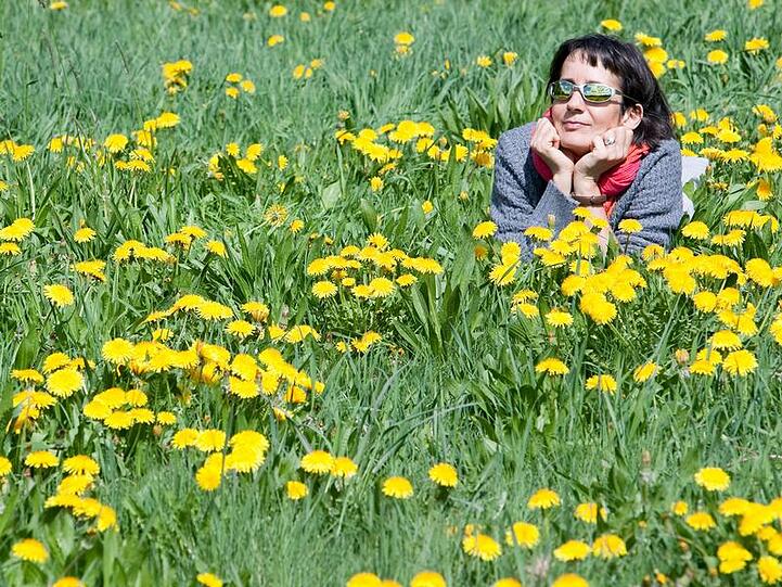 An der frischen Luft die Sonne genießen - der Frühling kommt bestimmt