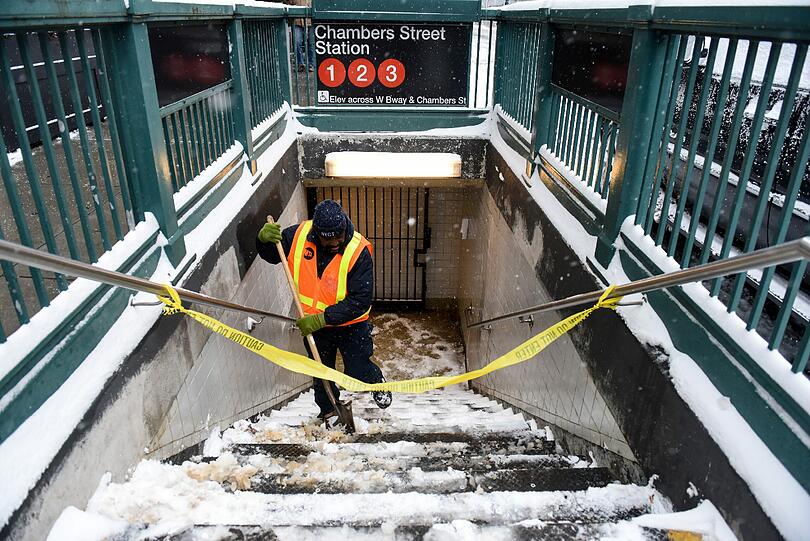 Schneechaos in den USA: Bilder aus New York