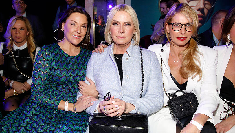 Einst dick befreundet, heute ist das Tischtuch zerschnitten: Simone Ballack, Claudia Effenberg und Giulia Siegel.