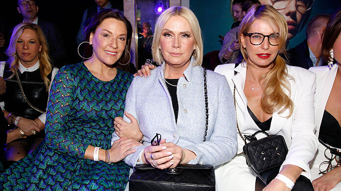 Einst dick befreundet, heute ist das Tischtuch zerschnitten: Simone Ballack, Claudia Effenberg und Giulia Siegel.