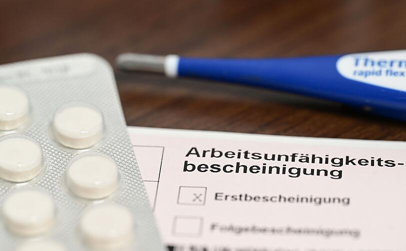 Die Zahl der Krankmeldungen steigt. (Archivbild)