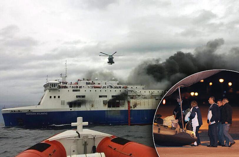 Während die Überlebenden aus Bari ausgeflogen werden, geht die Suche nach weiteren Vermissten auf der "Norman Atlantic" weiter