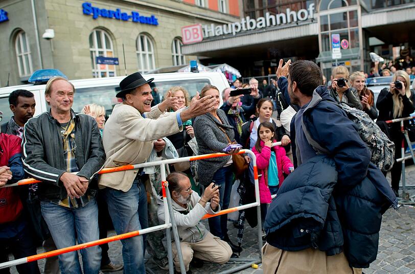 20 000 Flüchtlinge sind am Wochenende in München angekommen. Die Bilder vom Hauptbahnhof.