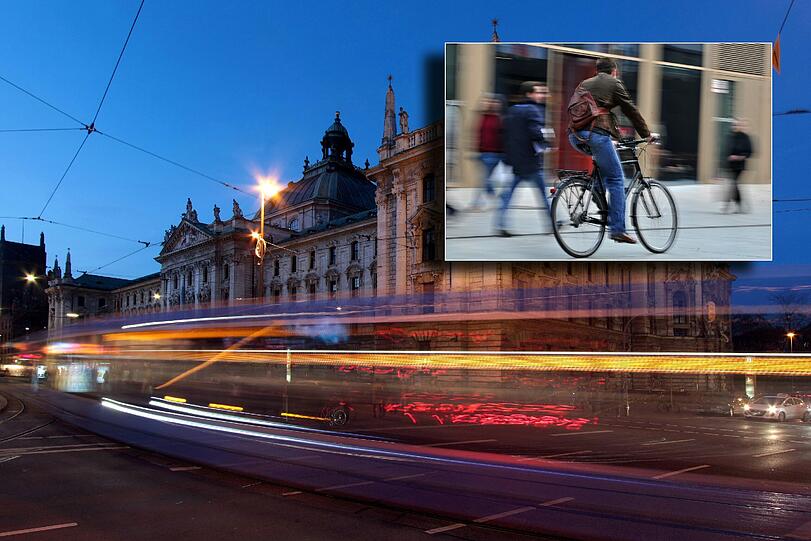 Am Stachus ist es für Radlfahrer gefährlich.