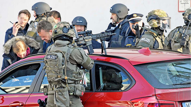 Das SEK war im Einsatz.