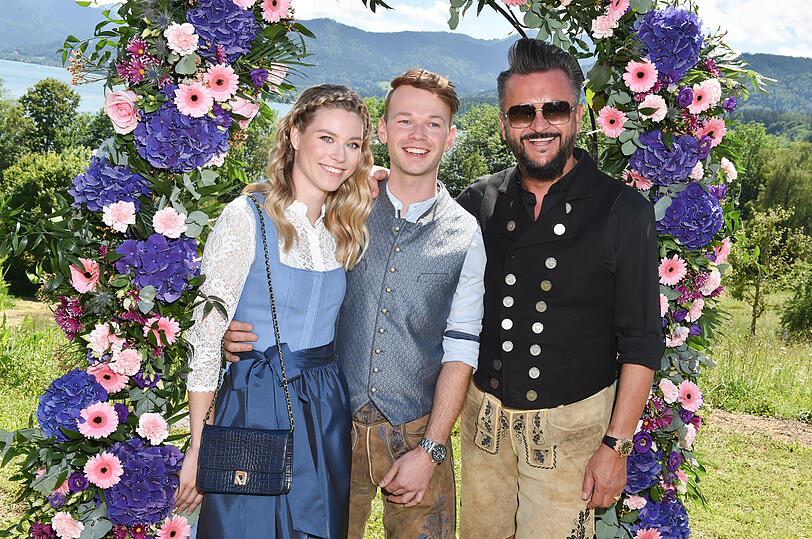 Selina Söder (Tochter von Markus Söder) mit Freund Raphael Netz und Heiko Grothe
