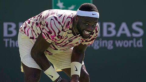 Frances Tiafoe gewann sein erstes Match beim Rasenturnier auf dem Weissenhof.