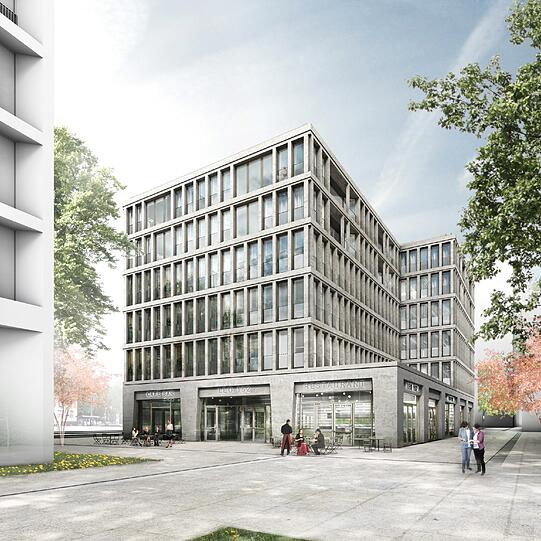 So soll das neue Quartier "Schwabinger Tor" aussehen. In dieser Architektur soll ein kreatives Umfeld entstehen, versprechen die Macher des Projekts.