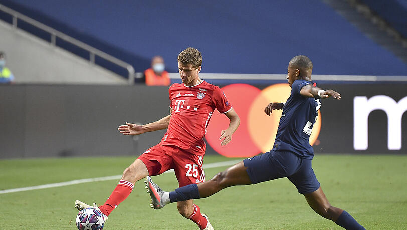 Thomas Müller ist beim FC Bayern als hängende Spitze gesetzt.