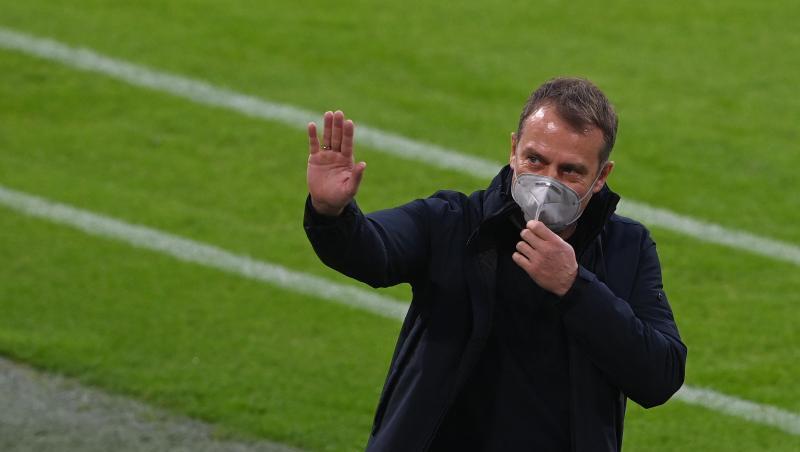 Bayerns Trainer Hansi Flick steht mit seinem Club vor dem Gewinn der deutschen Meisterschaft.