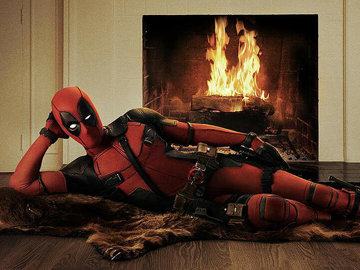 Zum Heulen schön: Dieses Foto von sich im "Deadpool"-Outfit postete Ryan Reynolds auf Twitter
