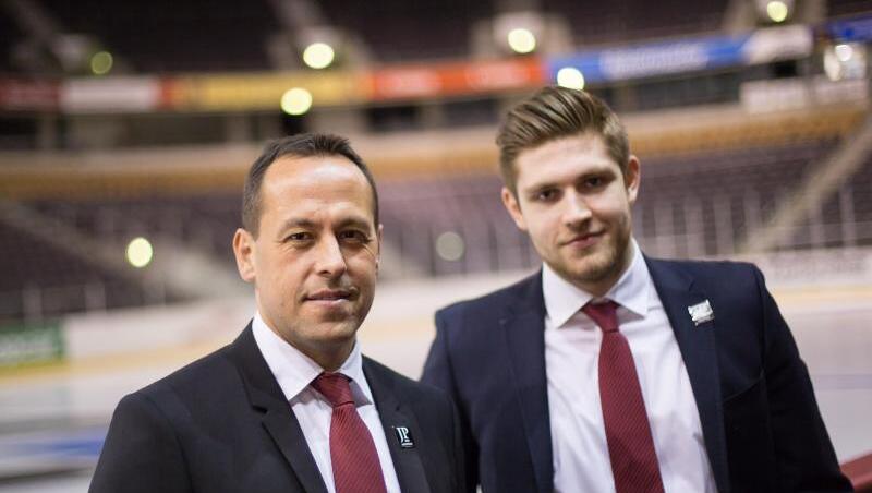 Hat eine hohe Meinung von Leon Draisaitl (r): Ex-Bundestrainer Marco Sturm. Hat eine hohe Meinung von Leon Draisaitl (r): Ex-Bundestrainer Marco Sturm.