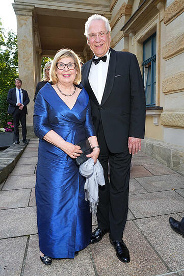 Bayerns Innenminister Joachim Herrmann mit Ehefrau Gerswid