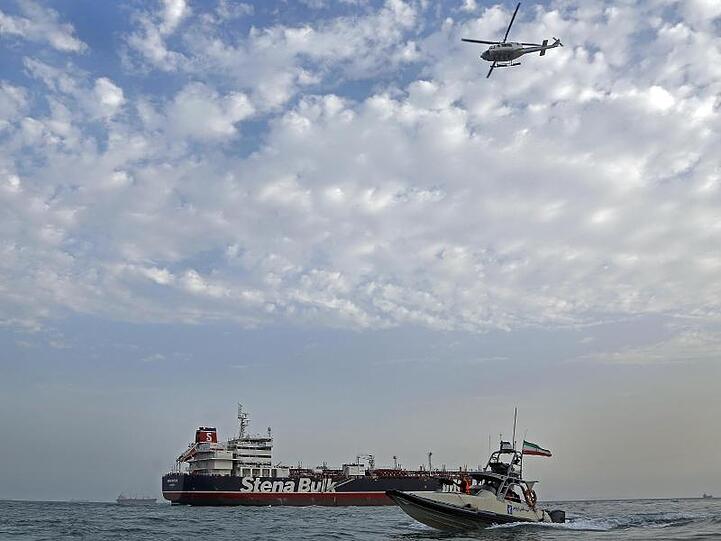 Der britische Öltanker "Stena Impero".