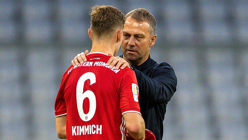 Joshua Kimmich war einer von Hansi Flicks wichtigsten Spielern beim FC Bayern. Kommt es beim FC Barcelona zum Wiedersehen?