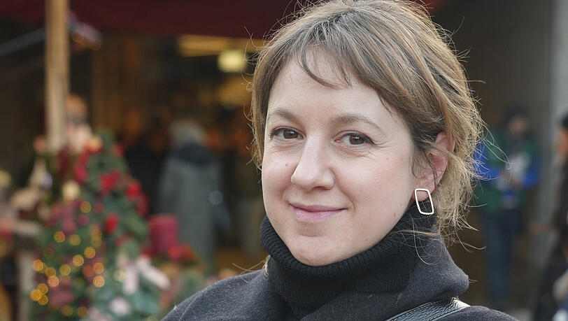 Katharina Ménoret freut sich auf ihr Baby. Katharina Ménoret freut sich auf ihr Baby.