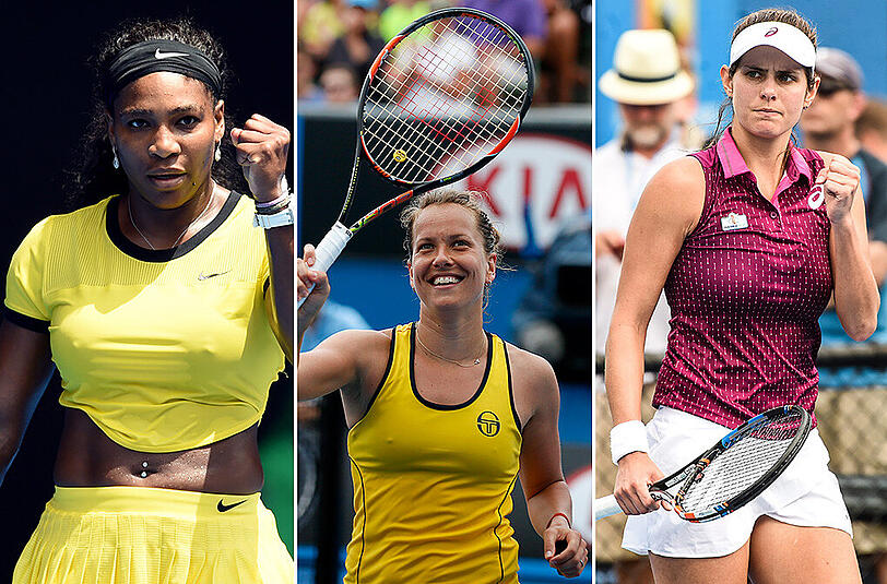 Serena Williams, Barbora Strycova, Julia Görges und Co.: Die heißesten Bilder von den Australian Open in Melbourne.