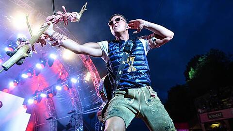 Andreas Gabalier am Samstagabend beim Musikfestival in Kitzbühel