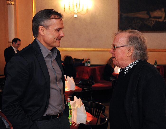 Axel Hacke im Gespräch mit Jazzer Klaus Doldinger