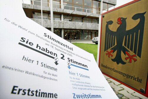 Stimmzettel 2005: Potenziell willkürliche Wirkung