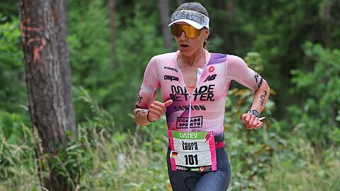 Triathletin Laura Philipp war in Roth eine Klasse für sich.