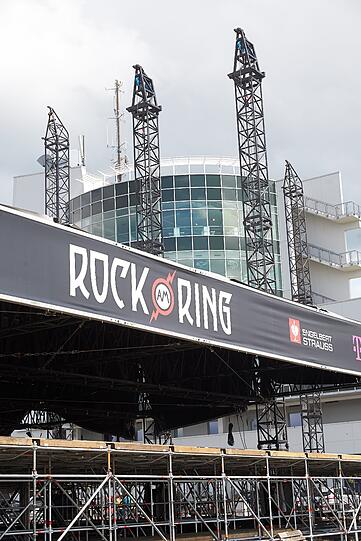 Aufbau von Rock am Ring