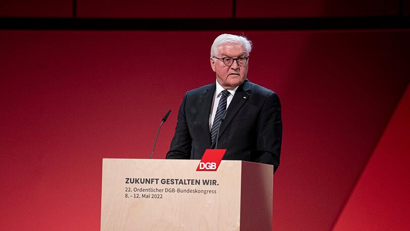 Bundespräsident Frank-Walter Steinmeier beim Bundeskongress des Deutschen Gewerkschaftsbundes. Bundespräsident Frank-Walter Steinmeier beim Bundeskongress des Deutschen Gewerkschaftsbundes.