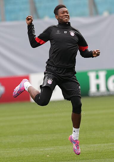 Bilder: Der FC Bayern beim Abschlusstraining in Moskau.
