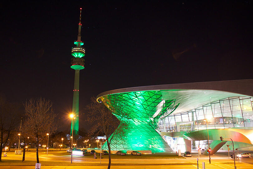 Die BMW-Welt wird zum Osternest (Symbolbild).