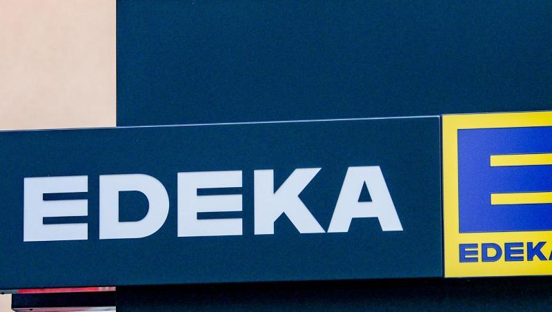 Das Logo vom Einzelhändler Edeka.