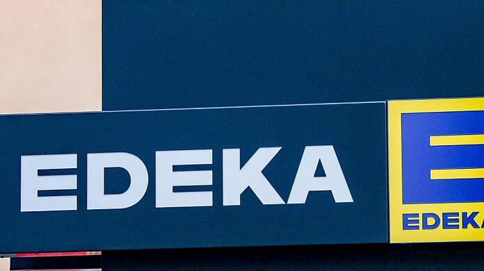 Das Logo vom Einzelhändler Edeka.