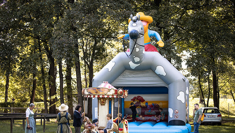 Im Kinderland können sich die jüngsten Besucher austoben. Im Kinderland können sich die jüngsten Besucher austoben.