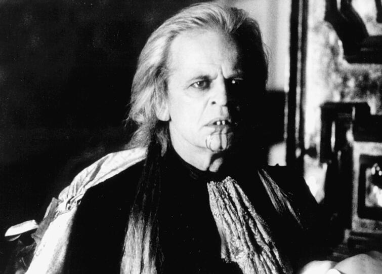 Klaus Kinski in einer Szene des Films "Nosferatu in Venedig".